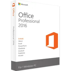 Microsoft Office 2016 Professional | Windows | Zertifizierter Shop