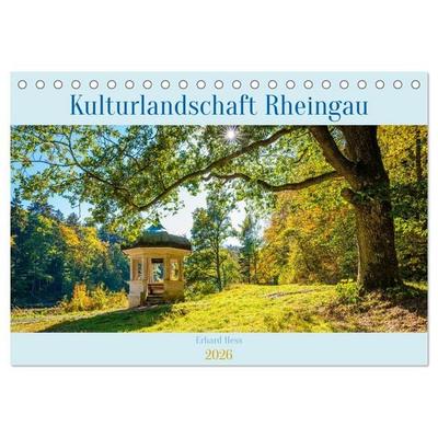 Kulturlandschaft Rheingau (Tischkalender 2026 DIN A5 quer), CALVENDO Monatskalender