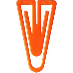 Laurel Büroklammern Plastiklips 25mm VE=20x100 Stück orange