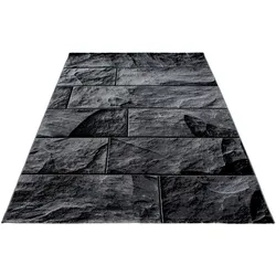 Webteppich Parma Schwarz ca. 200x290cm