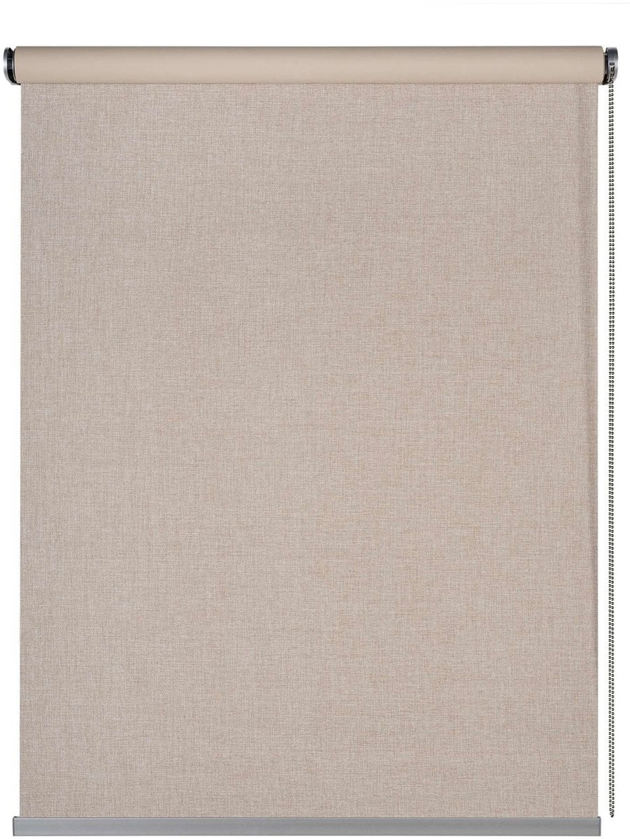 Storesdeco Opaco Blackout Rolgordijn Premium met aluminium afwerkingen Beige 160 x 250 cm