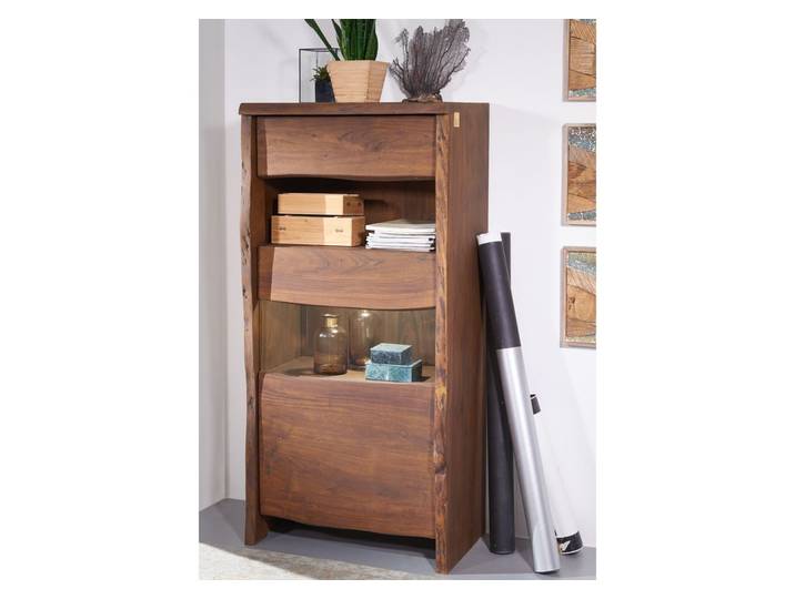 Vitrine 71x45 Acacia laqué Brun PURE ACACIA #210