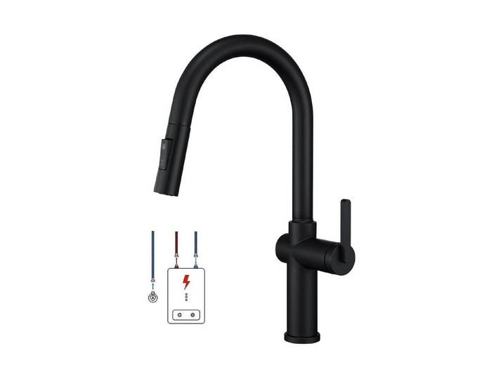 LuxusKollektion Küchenarmatur Küchen Wasserhahn Ausziehbar Niederdruck (1-St)