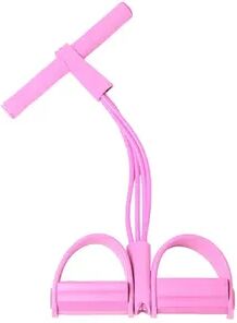 Clever Finds Pedal Resistance Band Core Trainer For Home Gym Full Body Exercise pink