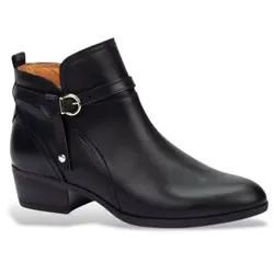 Pikolinos für Damen. W1U-8901C1 Daroca Lederstiefel schwarz (35), 3 bis 5 cm, Reißverschluss, Lässig, Klassisch