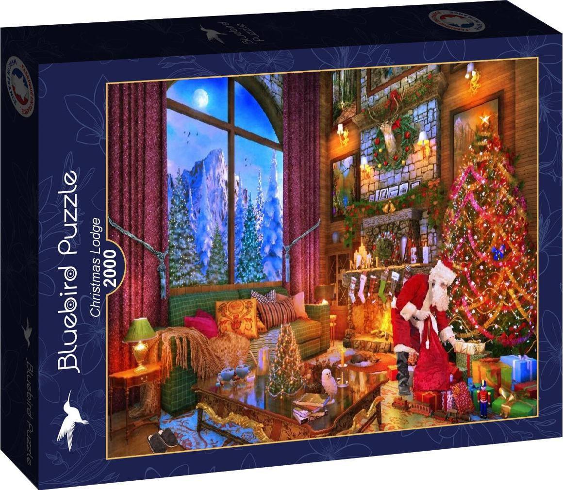 Bluebird Puzzle Kerstpuzzel Christmas Lodge - 2000 stukjes