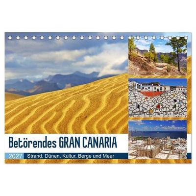 Betörendes Gran Canaria (Tischkalender 2027 DIN A5 quer), CALVENDO Monatskalender