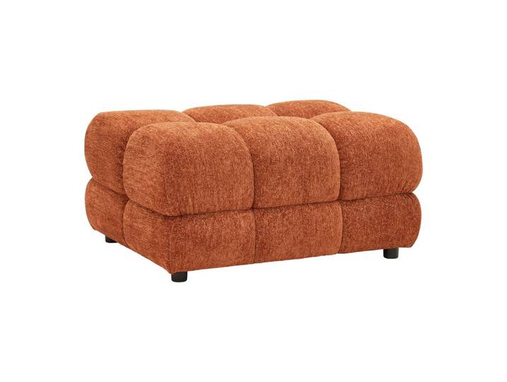 Hocker Rostfarben Textil