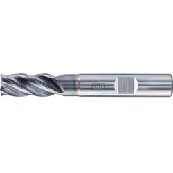 PFERD TOOLS VHM Eckfräser lang 4 Schneiden Radius TiAlN Schaft HB Universal Line - 23000162
