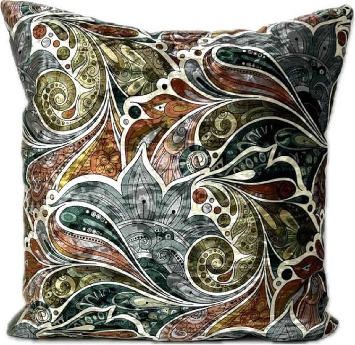 Madison sierkussen Velvet paisley 45 x 45 cm