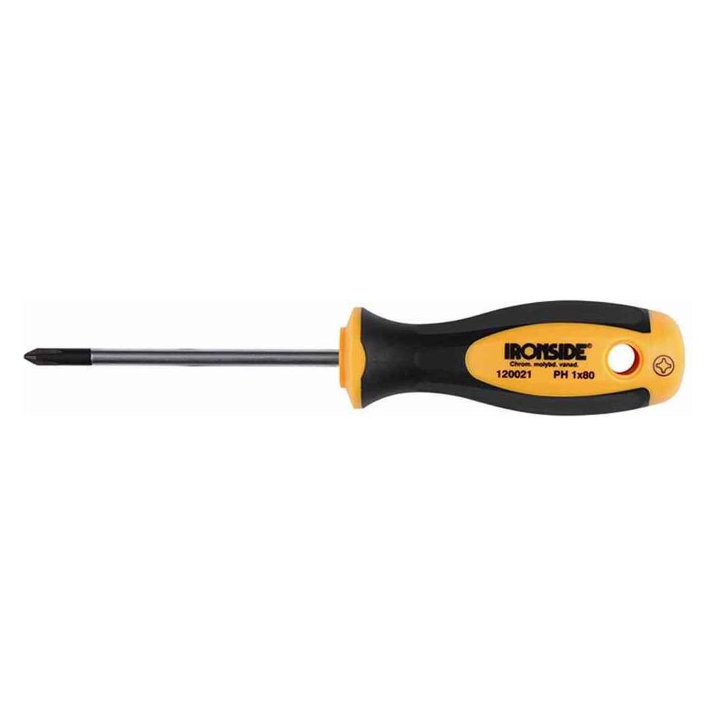 Ironside 120035 Werkstattschraubendreher PZ 3 x150 2-Komponenten-Griff Chrom-Vanadium-Stahl (120035)