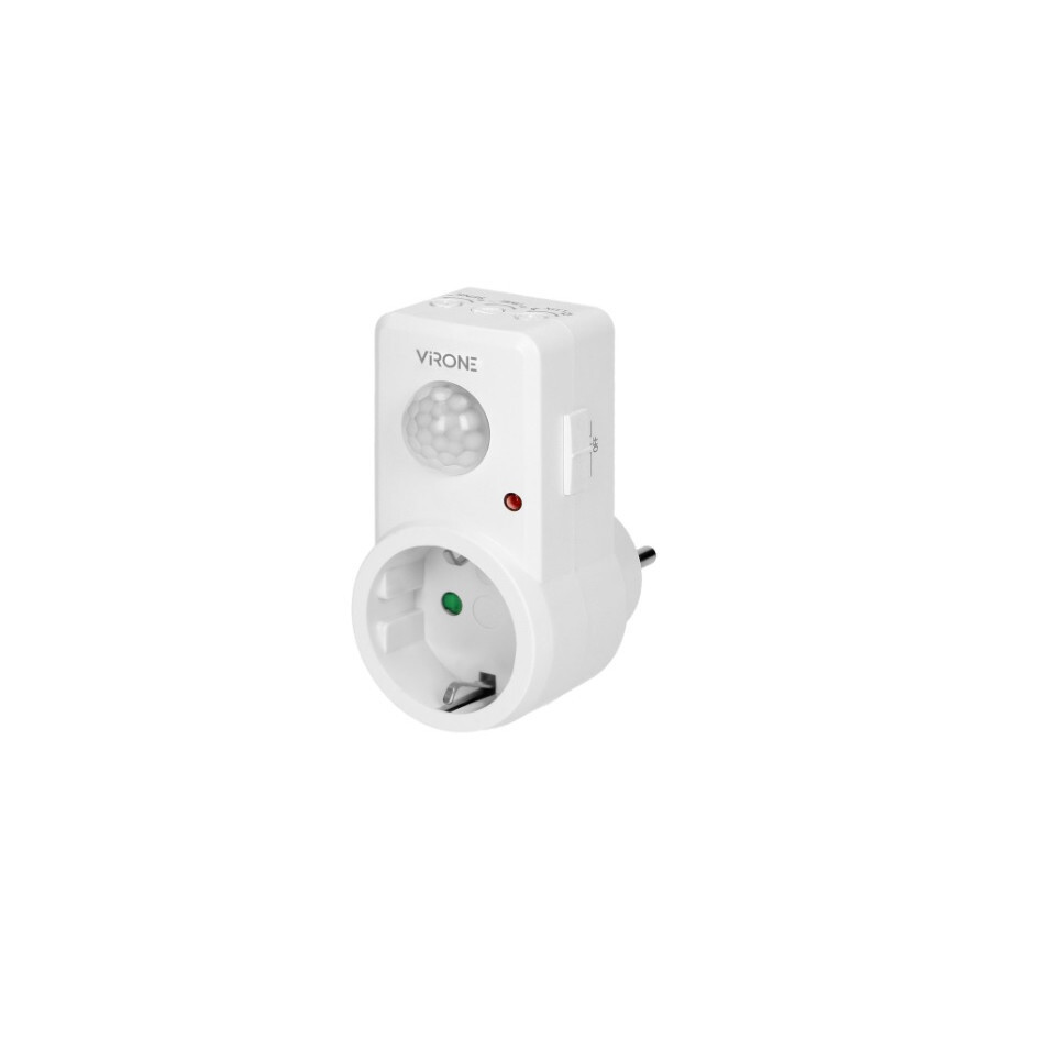 Virone Bewegingssensor stopcontact, max. 1200W, 230VAC, IP20