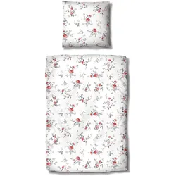 Traumschlaf, Bettwäsche, Vintage Rose (Bettwäsche Set, 135x200 cm, 80x80 cm)