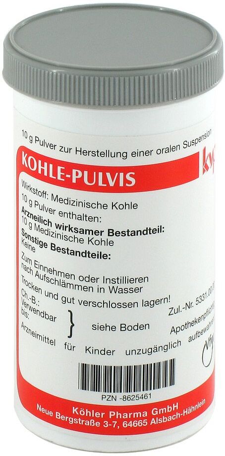 Kohle-Pulvis