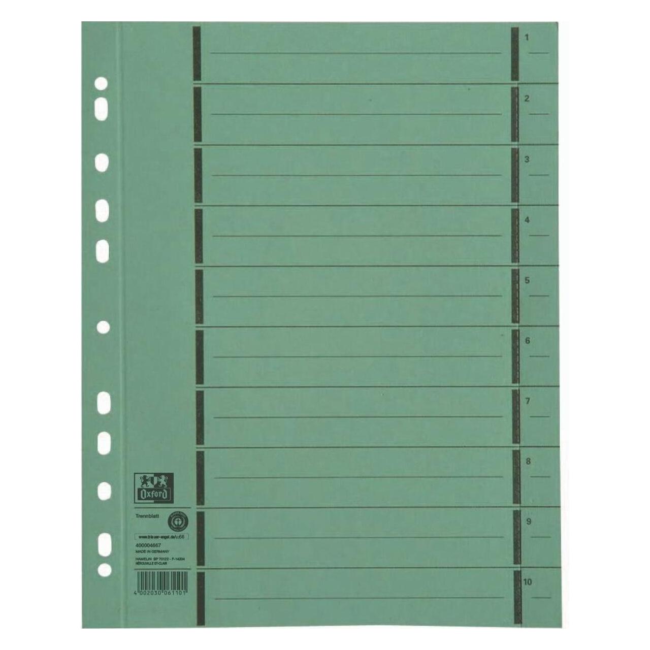 Oxford Trennblatt, A4 (400004667)