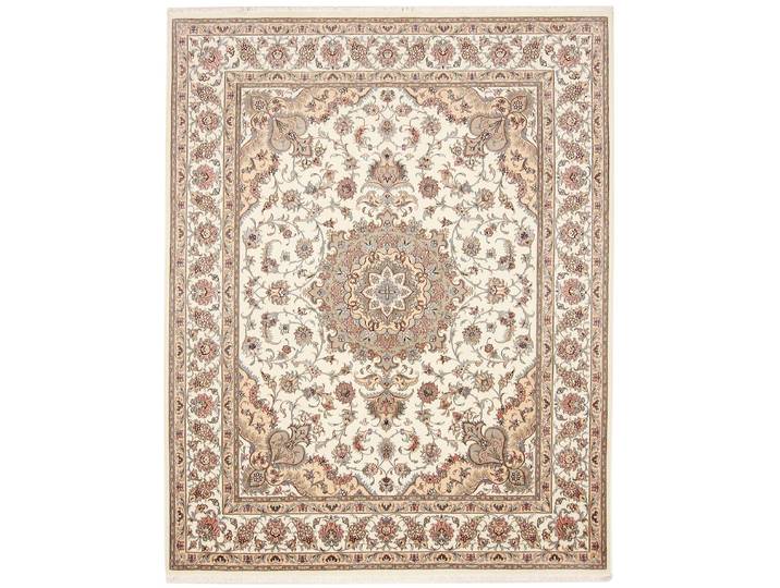 Täbriz 50Raj Designer Teppich 197x253 Handgeknüpft Orientteppich Perserteppich Wolle mit Seide
