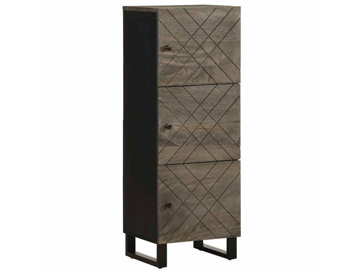 vidaXL Highboard Highboard 40x33x110 cm Massivholz