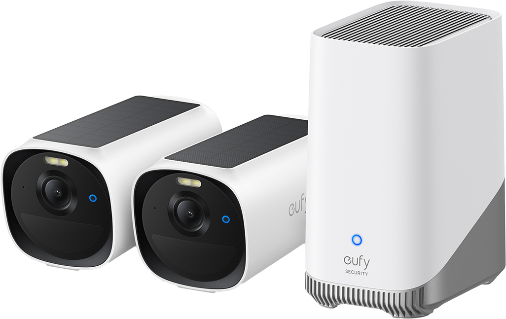eufyCam E40 2-Kamera-Set und Anker eufy HomeBase™ S380