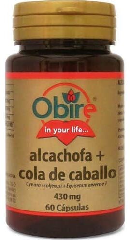 Obire Alcachofa + Cola de Caballo 300 mg 60 caps