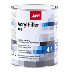 APP 2K HS Acrylfiller 4:1 Füller schwarz Nass-in-Nass, 4L