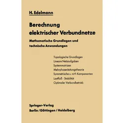 Berechnung elektrischer Verbundnetze, Fachbücher von Hans Edelmann