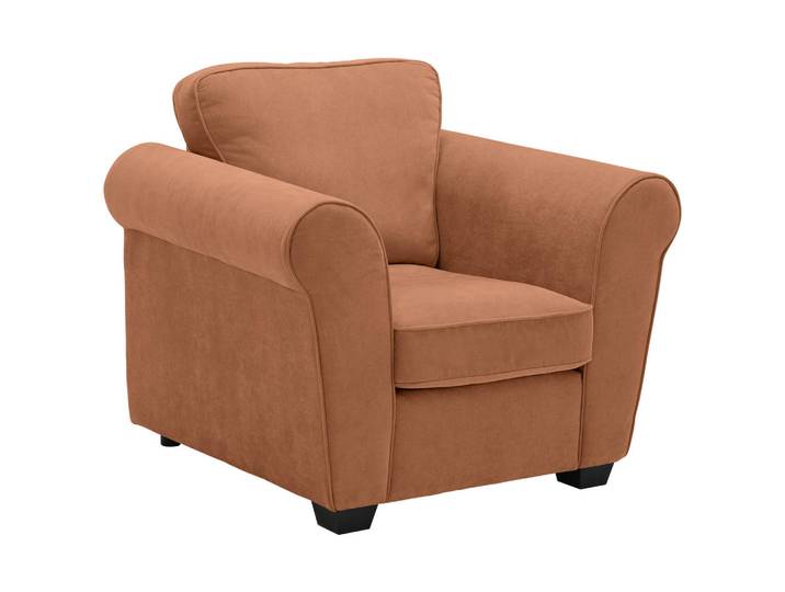 Carryhome Sessel, Rost, Kunststoff, Füllung: Schaumstoff, 106x88x86 cm, Wohnzimmer, Sessel, Sonstige Sessel