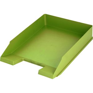 Helit Briefablage H2661653, the green staff, A4, hellgrün, stapelbar, Recycling-Kunststoff
