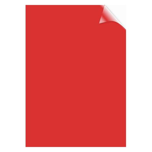 Fellowes PVC Deckblatt, rot-transparent (5377201)