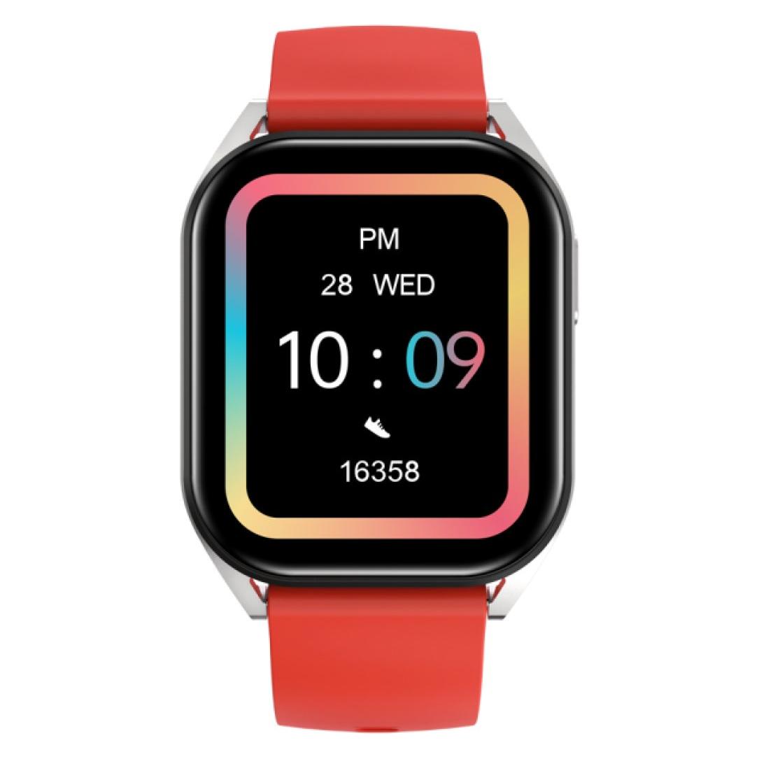 Canyon Smartwatches Smartwatch Chatter SW-58 BT-CALL Silber Rot (CNS-SW58RR)