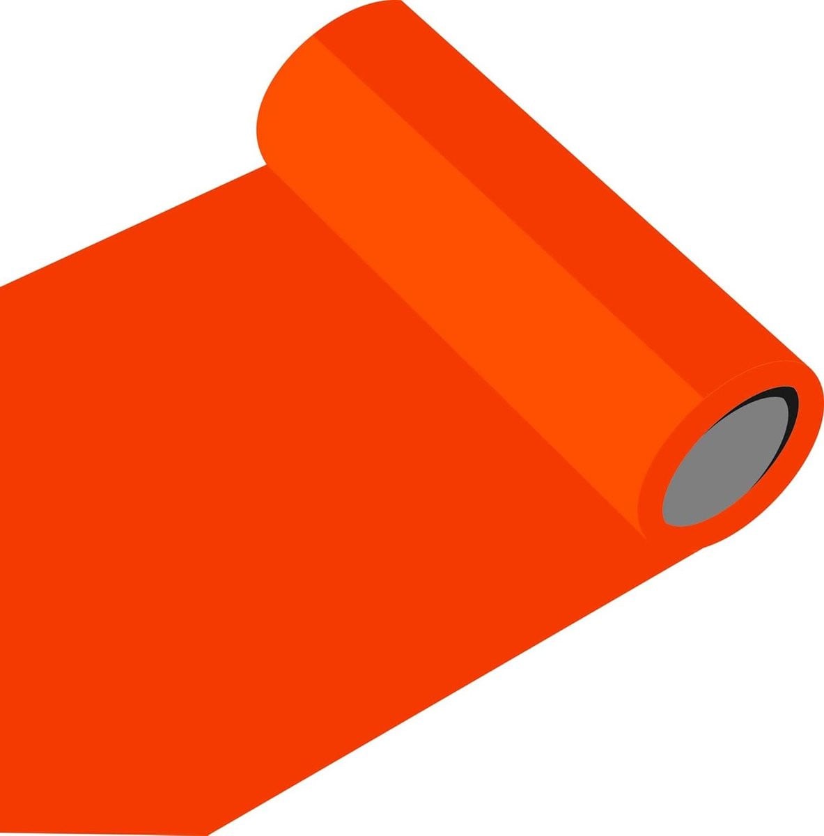 Zelfklevende decoratieve vinylfolie voor meubels - Diep oranje - Breedte: 63 cm