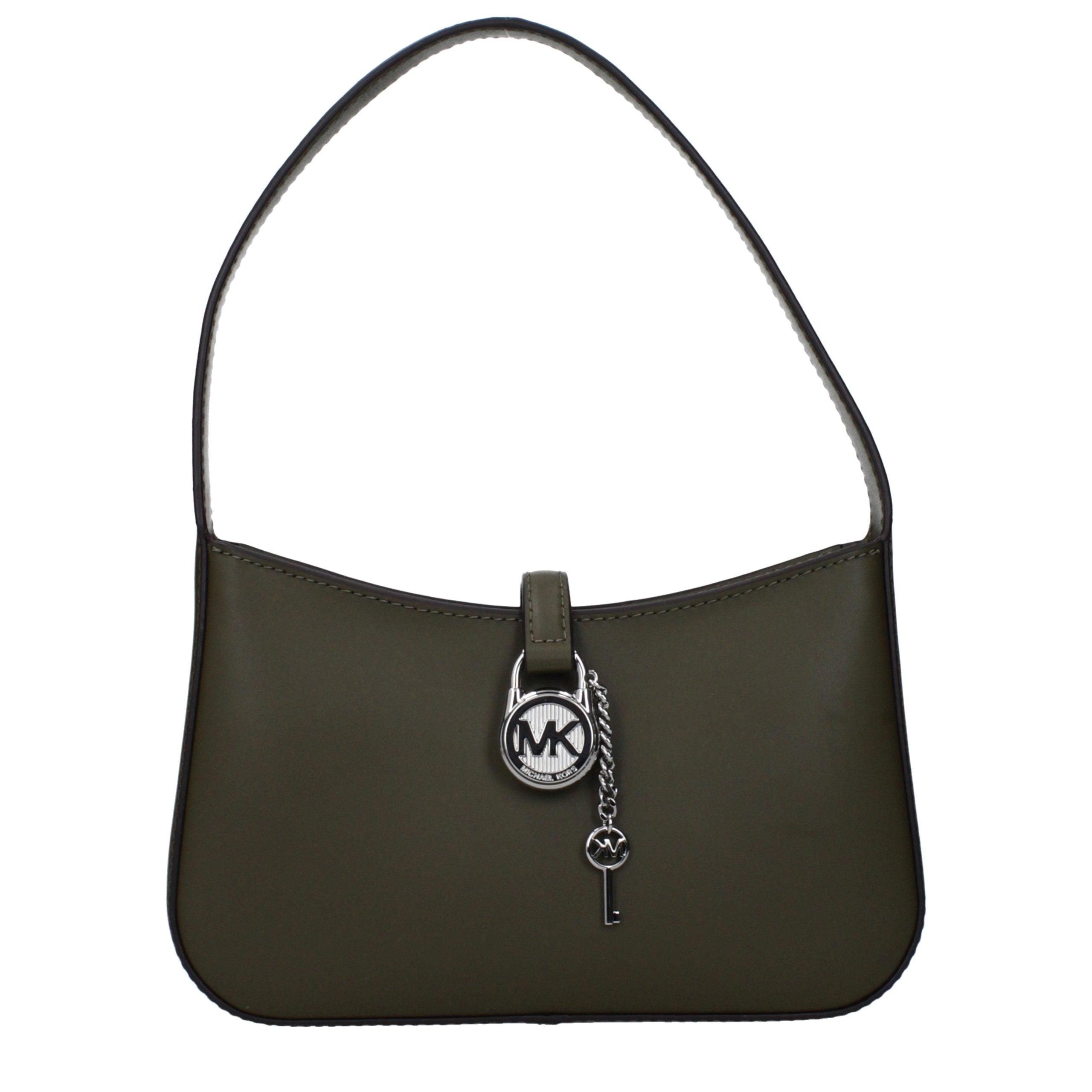 Michael Kors Groene Leren Handtas