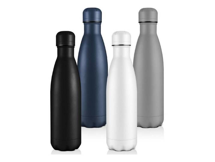 LuxusKollektion Thermoflasche Trinkflasche Edelstahl 500ml 4er-Set