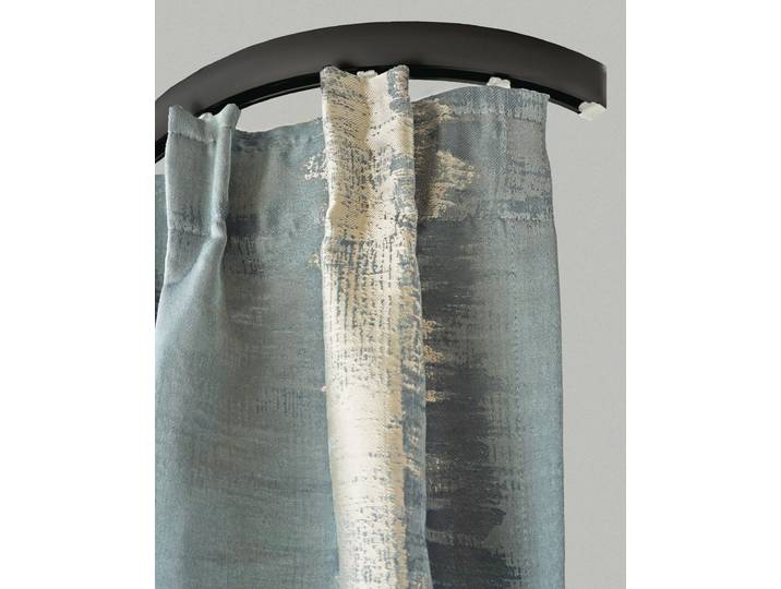 Gardinenschiene GARESA 400 , schwarz, L:530cm, Aluminium, Kunststoff, Gardinenstangen, Gardinenschiene
