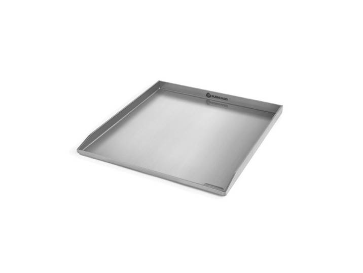 BURNHARD® Grillplatte Plancha Edelstahl EARL 42,5 x 39,6 x 3 cm