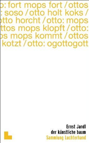 Ernst Jandl - Der künstliche Baum: Gedichte - Preis vom 09.10.2026 07:28:09 h