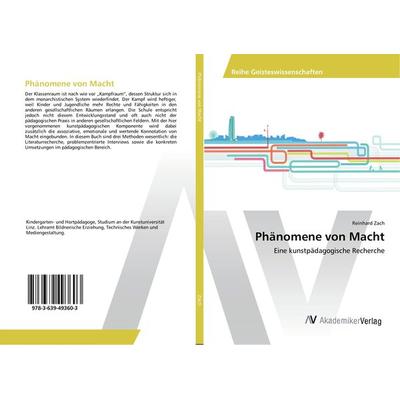 Phänomene von Macht, Taschenbuch von Reinhard Zach, AV Akademikerverlag, 978-3-639-49360-3