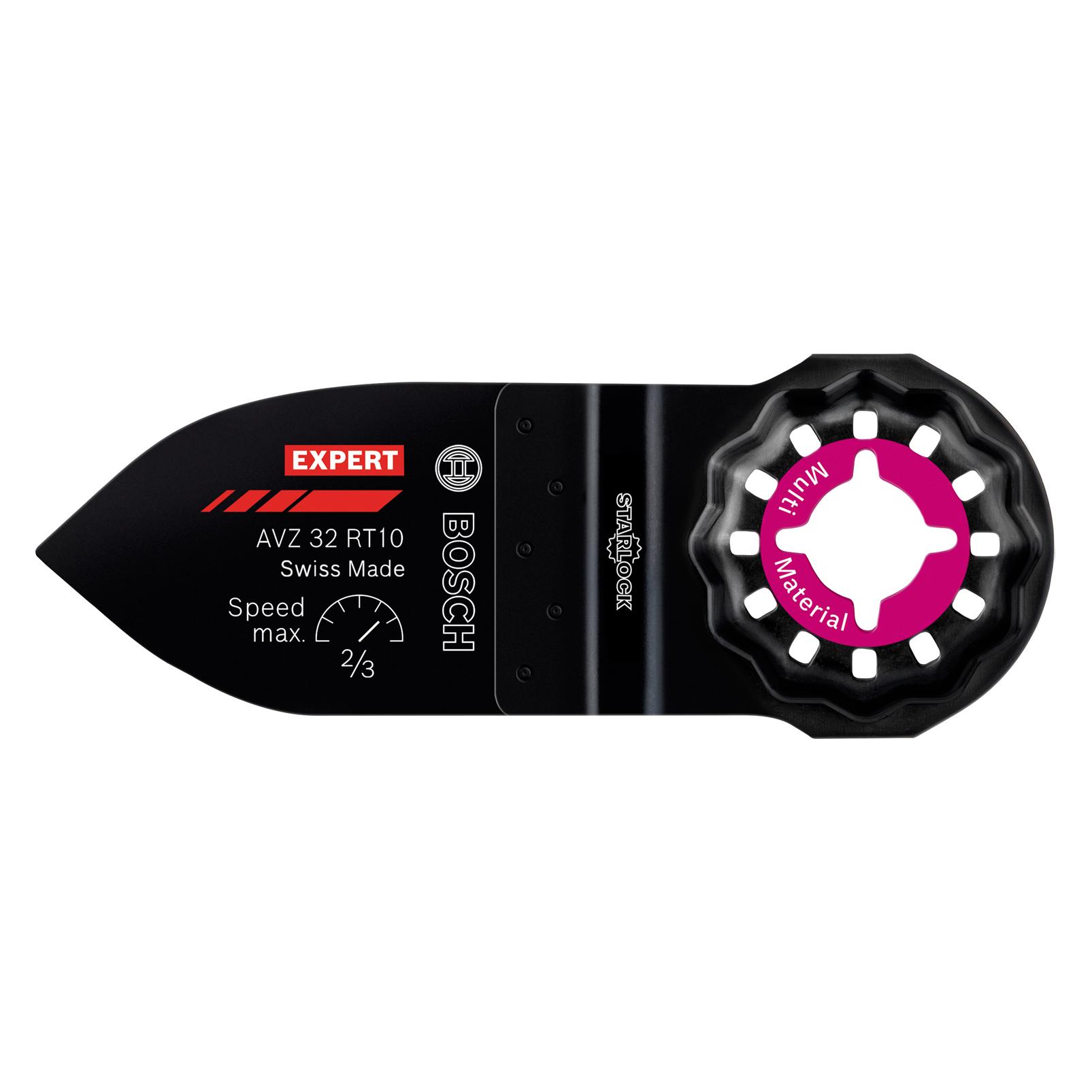Bosch Professional Zubehör EXPERT Sanding Finger Fine AVZ 32 RT10 Schleifplatte für Multifunktionswerkzeuge, 32 x 50 mm (2608900039)