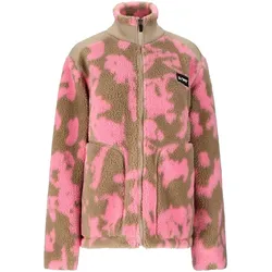 SLOPE Kendor Allover Print Teddyfleece-Jacke Damen 4047 - prism pink S