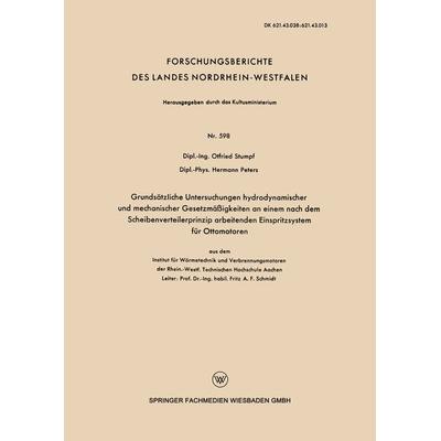 Grundsätzliche Untersuchungen hydrodynamischer und mechanischer Gesetzmäßigkeiten an einem nach dem Scheibenverteilerprinzip arbeitenden