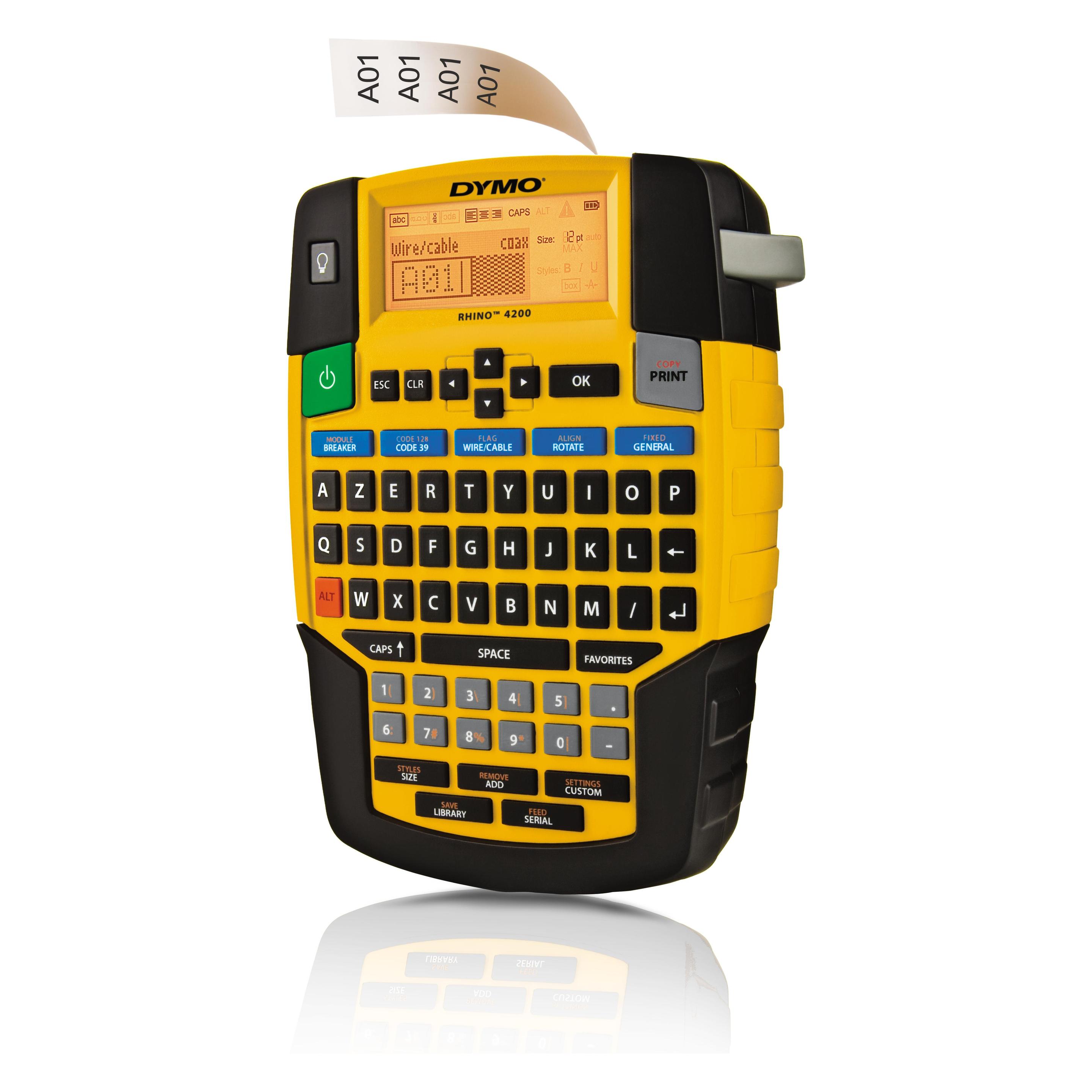 Dymo Rhino 4200 Azerty 19mm PB1 FR/BE (180 dpi) (S0955960)