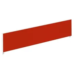 Paperflow Tischtrennwand für easyDesk Doppelschreibtische 120 cm rot, 120x33x4 cm
