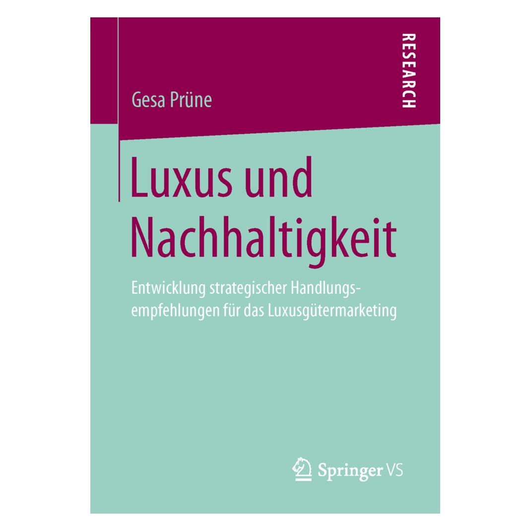 Springer Luxus und Nachhaltigkeit (Deutsch, Softcover, Gesa Prüne) (55522574)