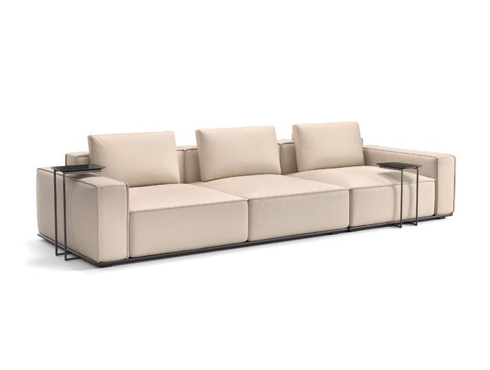 Leder Sofa SELVA 3-Sitzer XXL Bigsofa Megacouch Big Couch