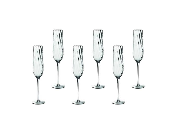 BJÖRN STEN Lot de 6 flûtes à champagne - 26 cl