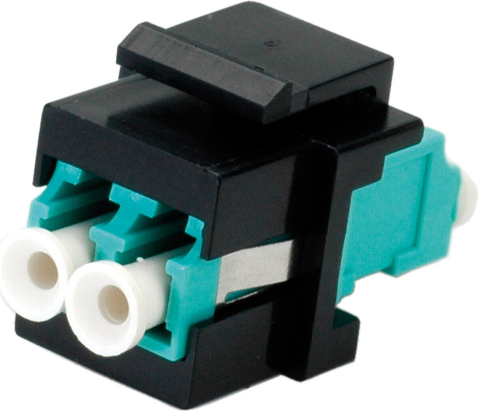 ROLINE Keystone-adapter voor glasvezel, LC/LC, duplex, multimode, OM3