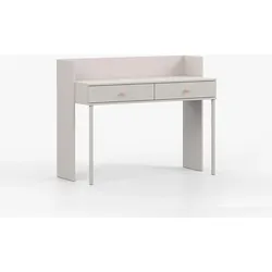 SCHREIBTISCH OLAF II 120cm/95cm/52cm Kaschmir, Griff Rosa