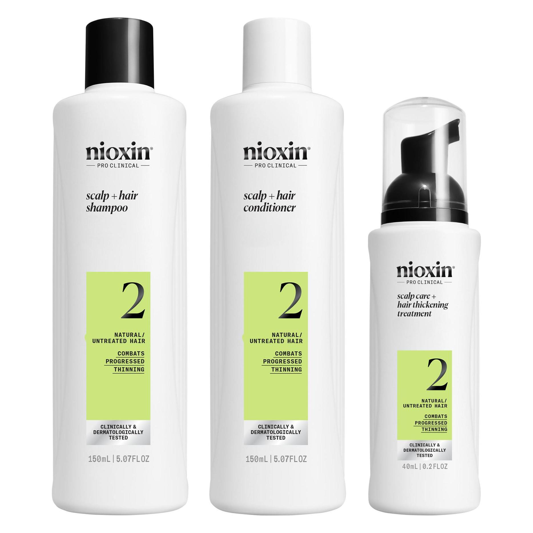 Nioxin Scalp + Hair Thickening System 2 (Haarpflege Set) (99350180564)