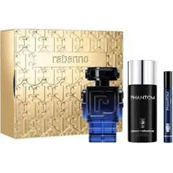 Paco Rabanne, Beauty Geschenkset, Phantom Intense Gift Set 100ml EDP + 10ml EDP + 150ml Deodorant Spray (Parfum Set)