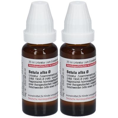 Betula Alba Urtinktur 2x 2x20 ml Dilution