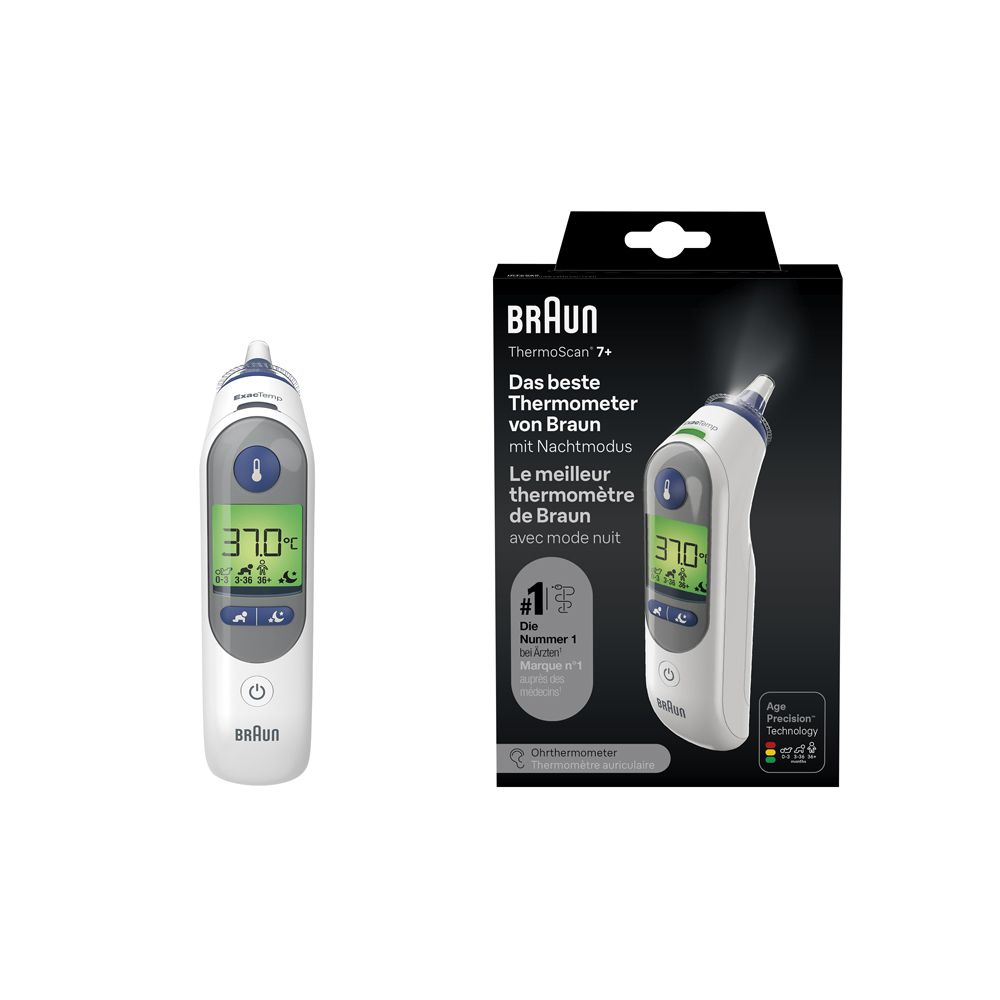 Braun Thermoscan 7+ Infrarot-Ohrthermometer 1 St